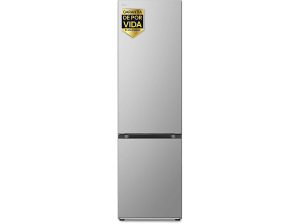 REACONDICIONADO Seminuevo Bueno Frigorífico combi - LG GBV5240APY, No Frost, 203 cm, 387 l, Inox antihuellas