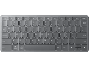 REACONDICIONADO Seminuevo Muy bueno Teclado inalámbrico - Lenovo ZG38C058, Universal USB, Bluetooth, QWERTY, Gris