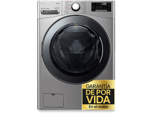 Lavadora carga frontal - LG F1P1CY2T, Serie XXL, 17 kg, 1100rpm, TurboWashâ„¢ con Jet Spray, Inox