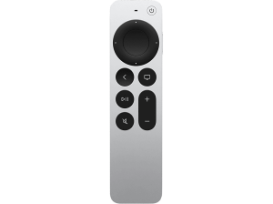 Apple Mando Siri Remote (3.ª generación), Siri, Clickpad táctil, Conector USB?C de carga, Plata