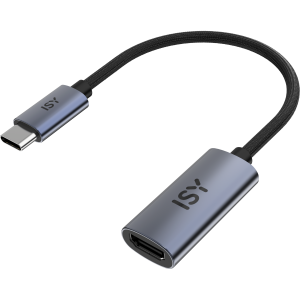 ISY Iad-1035 Adapter Usb-c 015 M Grijs