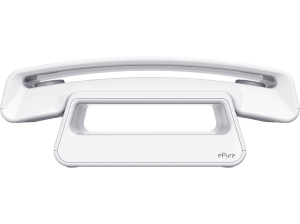 REACONDICIONADO Seminuevo Muy bueno Teléfono - Alcatel ePure Iconic, Inalámbrico, Manos Libres, 10 melodías en el terminal, Blanco