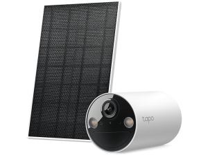 REACONDICIONADO Seminuevo Muy bueno Cámara de vigilancia IP - TP-Link Tapo TC82 Kit, Con Panel Solar, Visión Nocturna a Color, Blanco
