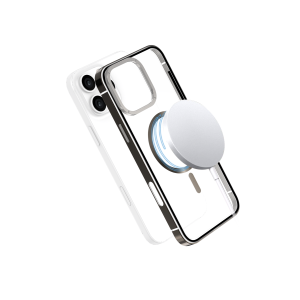 Isc-7001 Magisy Cover Voor Apple Iphone 16 Pro Transparant