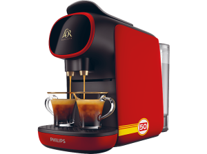 Cafetera de cÃ¡psulas - â€ŽPhilips â€ŽLM9012/51, ColaboraciÃ³n con Ferrari Hypercar, 1450 W, 19 bar, 0,8 L, FunciÃ³n 2 tazas, Sistema antigoteo, Rojo Monza