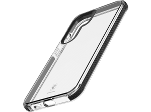 Funda móvil - CellularLine TETRA, Para Samsung Galaxy S25+, Negro y Transparente
