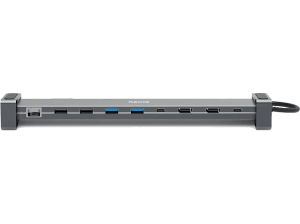 Hub - Hama 00200145, 9 Conexiones, 5 Gbit/s, Plata