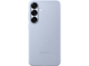 Funda móvil - Samsung Kindsuit, Para Galaxy S25 Plus, Cuero Vegano, Azul Claro