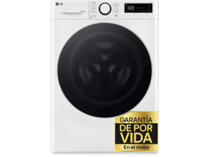 Lavadora secadora - LG F4DR6010A1W, 10 kg / 6 kg, 1400 rpm, 12 programas, AI Direct Driveâ„¢, TurboWashâ„¢360Ëš, Blanco