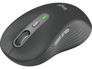 Ratón inalámbrico - Logitech Signature Plus M750 L, Para manos grandes, Conexión multidispositivo, USB, Botones personalizables, Windows-Mac, Negro