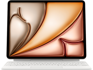 Apple Magic Keyboard, Funda con teclado para el iPad Air de 11 pulgadas, Español, Blanco