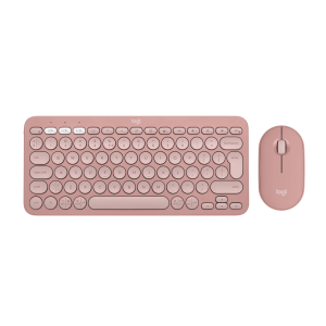 Logitech Pebble 2 Combo Roze - Draadloos Toetsenbord En Muis