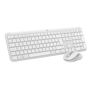 Logitech Mk950 Signature Slim Draadloos Toetsenbord-en-muis-set Wit
