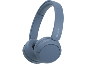 Auriculares inalámbricos - Sony WH-CH520, Bluetooth, 50 horas de autonomía, Carga rápida, 360 Audio, Conexión multipunto, Cascos estilo diadema, Azul