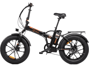 Bicicleta plegable - Youin Texas, 250 W, Velocidad máx. 25 km/h, Autonomía 45 km, Pantalla LCD, Luz Frontal y Trasera, Negro