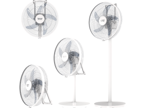 REACONDICIONADO Seminuevo Muy bueno Ventilador de pie - Taurus Boreal 16CR GO, 35W, 4 en 1 pie, Escritorio, Suelo y pared, Batería