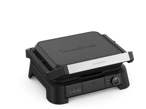 Grill - Moulinex Supergrill 3 en 1 GI5108, 2000W, opciones de altura, placas extraíbles, temperaturas, Apertura 180º, Inox