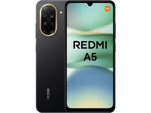 Móvil - Xiaomi Redmi A5, Negro, 128GB, 4GB RAM, 6.88" HD+, Octa Core , Unisoc Tiger T7250, 5200 mAh
