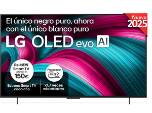 TV OLED 42" - LG OLED42C55LA, 4K, Procesador Inteligente α9 AI Processor 4K Gen8, Smart TV, DVB-T2 (H.265), Negro