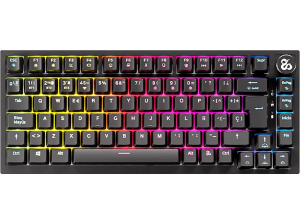 Teclado gaming - Newskill Pyros Pro, Bluetooth, Antighosting 100%, Hotswap, Switches Outemu Red, Iluminación RGB, Negro