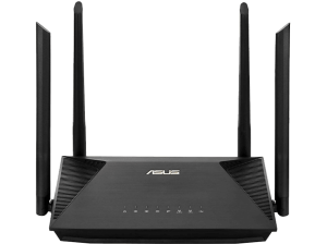 Router - ASUS RT-AX53U, 1800 Mbps, MU-MIMO, Doble Banda, WiFi 6, Negro