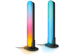 Barras Luces LED - WiZ Inteligentes Gradient, RGBIC, Wi-Fi+Bluetooth, Control App+Voz, Funciona Con Google Home, Alexa y HomeKit