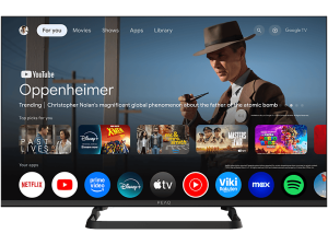 REACONDICIONADO Seminuevo Muy bueno TV DLED 32" - PEAQ PTV 32GF-5025C, Full-HD, Google TV, Smart DVB-T2, HDR10, Dolby Audio, Triple Turner Negro
