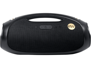 Altavoz bluetooth - PEAQ PPA 600-RW, 60W Potencia RMS, 120W Total, 8h Autonomía, Edición Robbie Williams, Subwoofer, Iluminación RGB, Negro