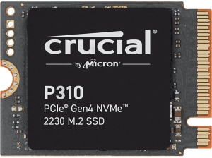 Disco duro SSD interno 2 TB - Crucial P310 PCIe Gen4 2230 NVMe M.2, Interno, Velocidad de lectura hasta 7100 MB/s, Negro