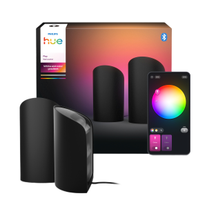 Philips Hue Play Wall Washer 2-pack Zwart Slimme Binnenarmatuur Zwart