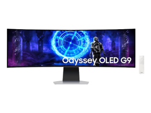 Monitor gaming - Samsung Odyssey G9 LS49DG954SUXEN, 49 " DQHD, 240 Hz, 0.03 ms, OLED, FreeSync, Pantalla Curva, Altura ajustable, Plata