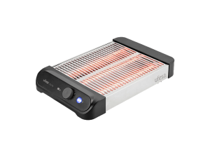 Tostadora - Ufesa Barley, 900 W, Plana, 4 rebanadas, 7 niveles potencia, Superficie tostado XL, Inox