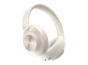 Auriculares inalámbricos - Vieta Pro Way 5, Circumaurales, Cancelación activa de ruido ANC, Bluetooth, Plegable, Blanco