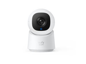 Cámara de vigilancia IP - Eufy C220, 2K, Función visión nocturna, 360º, Blanco