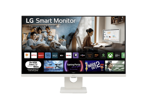 Monitor - LG 27U731SA-W, 27" UHD 4K, 60 Hz, 5 ms, Smart Monitor, IPS, 2x HDMI, HDR10, Altavoces incorporados, Blanco