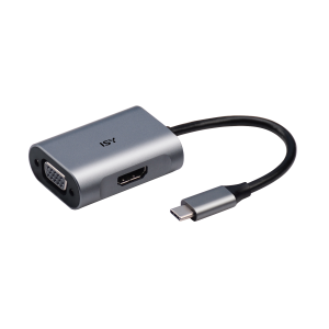 ISY Iad-1017-1 Usb-c Naar Hdmi En Vga-adapter Adapter