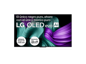 TV OLED 65" - LG OLED65M59LA, UHD 4K Inalámbrico, Procesador Inteligente α11 AI Processor Gen2, Smart TV, DVB-T2 (H.265), Rocky Black