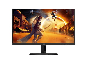 Monitor gaming - AOC Q24G4RE, 23.8" QHD, 180 Hz, 1 ms, IPS, Adaptive Sync, NVIDIA G-SYNC Compatible, HDR10, Negro/Rojo