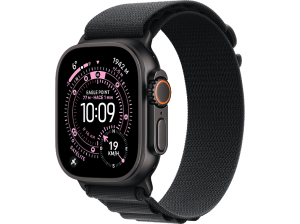 REACONDICIONADO Seminuevo Muy bueno Apple Watch Ultra 3 (2025), GPS+CEL, 49 mm, Caja de Titanio Negro, Correa Alpine Loop M, Calidad del sueño