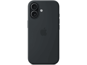 REACONDICIONADO Seminuevo Muy bueno Apple Funda de silicona con MagSafe, Para iPhone 17, Compatible correa Crossbody, Negro