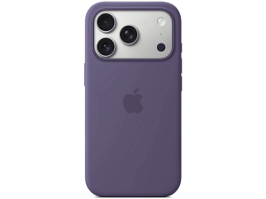 Apple Funda de silicona con MagSafe, Para iPhone 17 Pro, Compatible correa Crossbody, Niebla lila