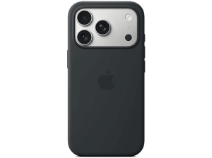 REACONDICIONADO Seminuevo Muy bueno Apple Funda de silicona con MagSafe, Para iPhone 17 Pro Max, Compatible correa Crossbody, Negro