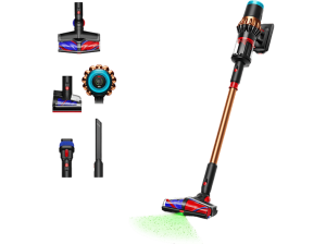 Aspirador escoba - Dyson V16 Piston Animal™, Potencia succión 315 AW, Autonomía 70 min, Antienredos, Black/Cooper