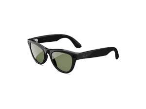 Gafas IA - Ray-Ban Meta Skyler (Gen 2), Negro brillante, Lentes en verde, Talla estándar