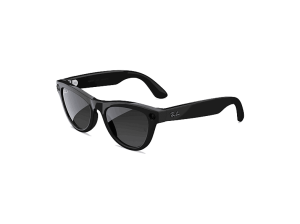Gafas IA - Ray-Ban Meta Skyler (Gen 2), Negro brillante, Lentes polarizadas en grafito degradado, Talla estándar