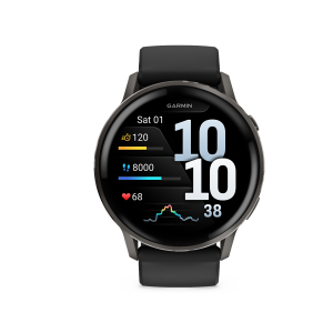 Garmin Venu 4 45mm Zwart/zwart Smartwatch Zwart