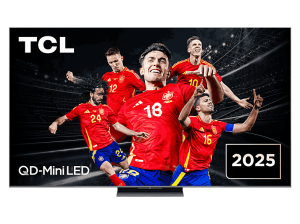TV QD-Mini LED 75" - TCL 75C8K, 4K HDR Premium 4500 nits, FALD, Smart with Google TV, Dolby Vision IQ·Atmos, 144 Hz