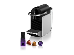 DE LONGHI REACONDICIONADO Seminuevo Muy bueno Cafetera de cápsulas - De'Longhi Nespresso® Pixie EN127.S, 1260W, 19 bar, 1 l, 2 tamaños taza, Plata
