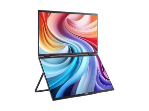 REACONDICIONADO Seminuevo Muy bueno Monitor portátil plegable - Acer PD193QEBMIUUX, 18.5" Full-HD, 100 Hz, 4ms, 2 USB Type C, Adaptive Sync, Comfyview