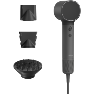 Laifen Neo - Haardroger Met IONische Technologie 3 Warmtestanden Opzetstukken Föhn Shadow Black